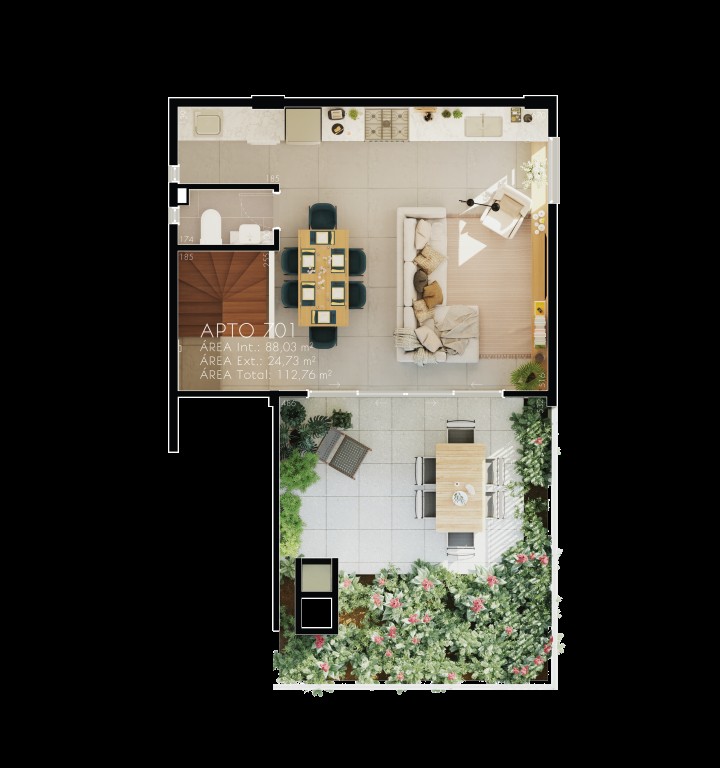 Apartamento, 2 quartos, 73 m² - Foto 28