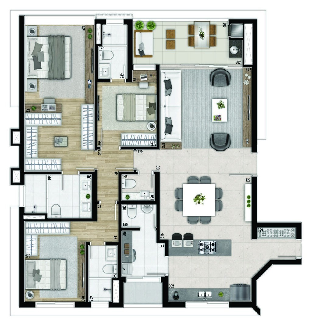 Apartamento, 3 quartos, 150 m² - Foto 21