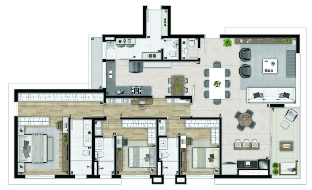 Apartamento, 3 quartos, 150 m² - Foto 23