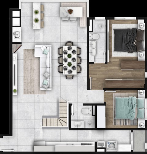 Apartamento, 2 quartos, 107 m² - Foto 44