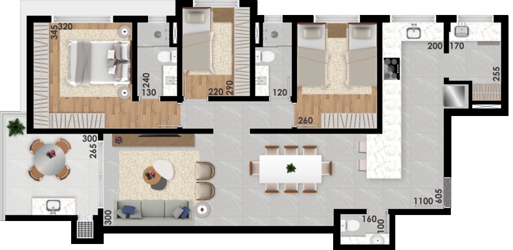 Apartamento, 2 quartos, 98 m² - Foto 21