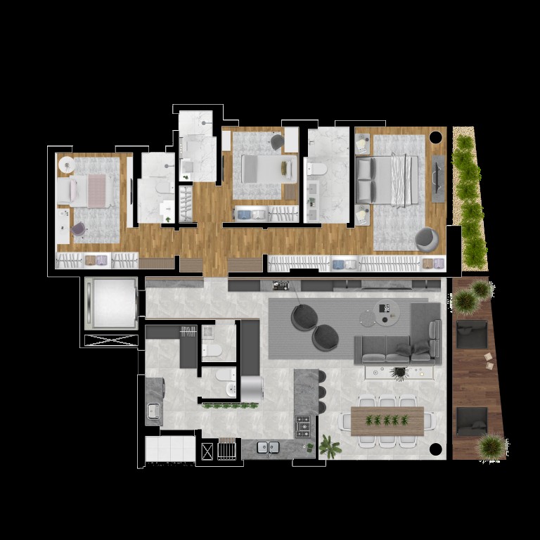 Apartamento, 3 quartos, 152 m² - Foto 23