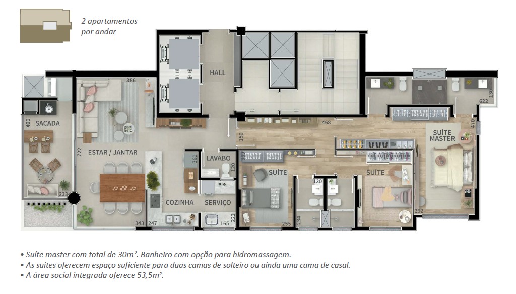 Apartamento, 4 quartos, 259 m² - Foto 21