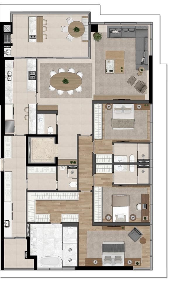 Apartamento, 4 quartos, 346 m² - Foto 45