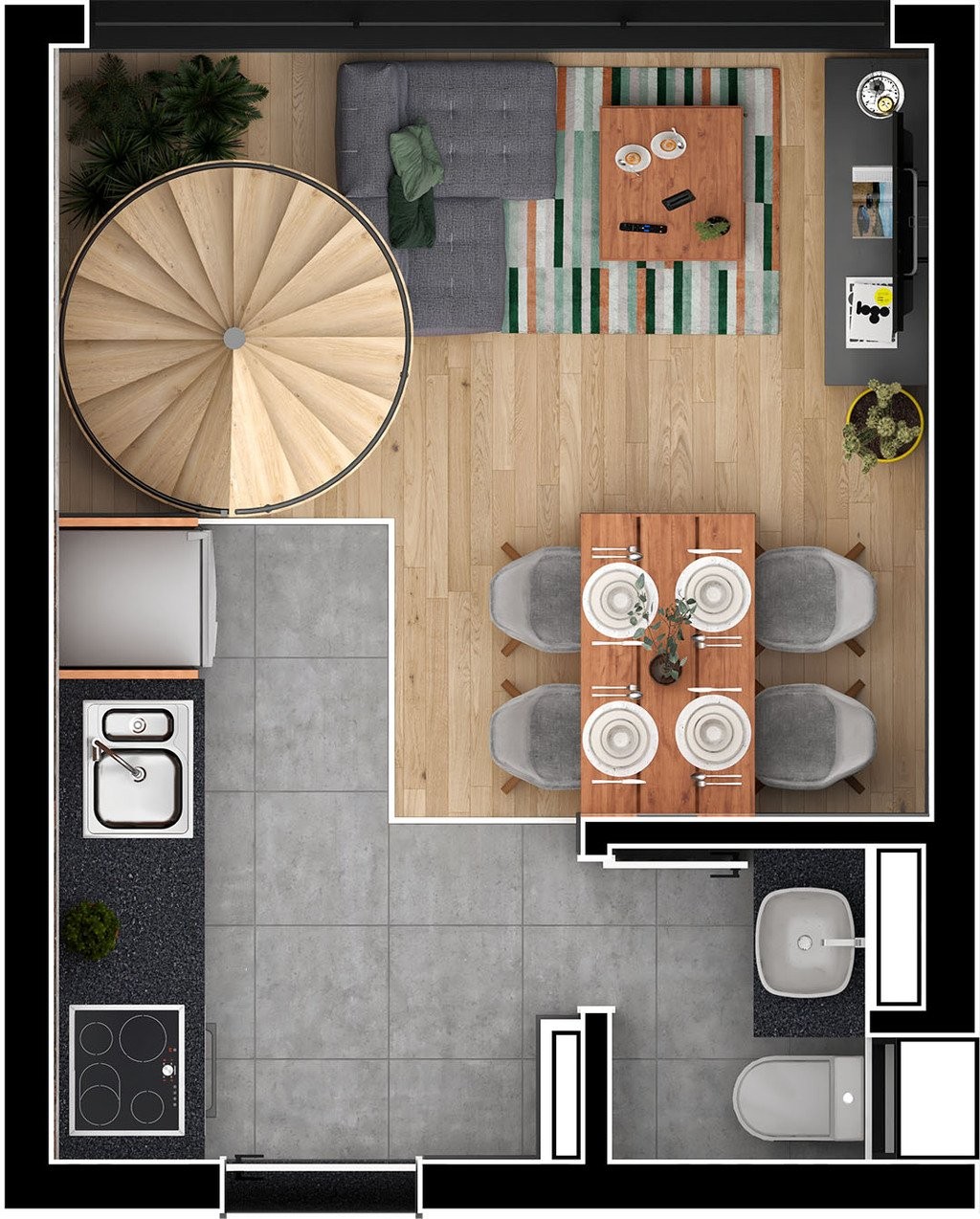 Loft, 38 m² - Foto 18