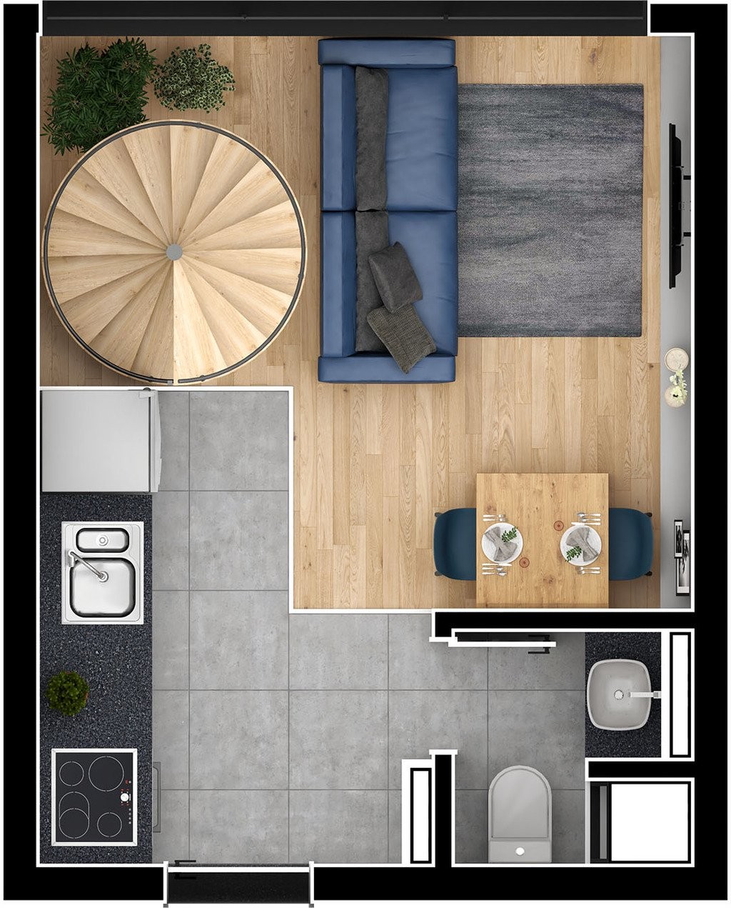 Loft, 38 m² - Foto 20