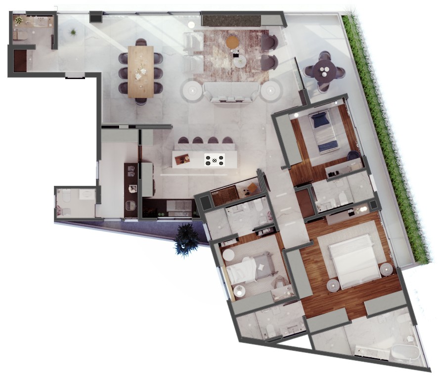 Apartamento, 3 quartos, 206 m² - Foto 20