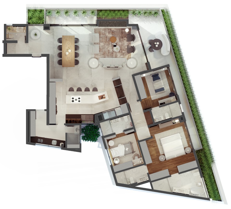 Apartamento, 3 quartos, 206 m² - Foto 21