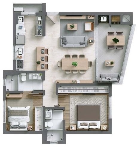 Apartamento, 2 quartos, 88 m² - Foto 17