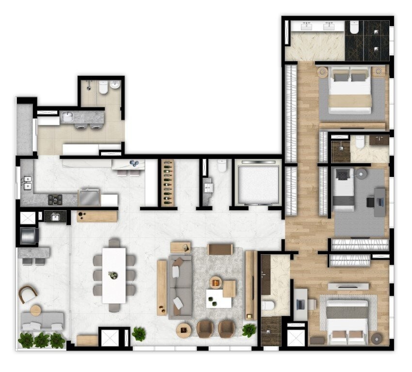 Apartamento, 3 quartos, 247 m² - Foto 65