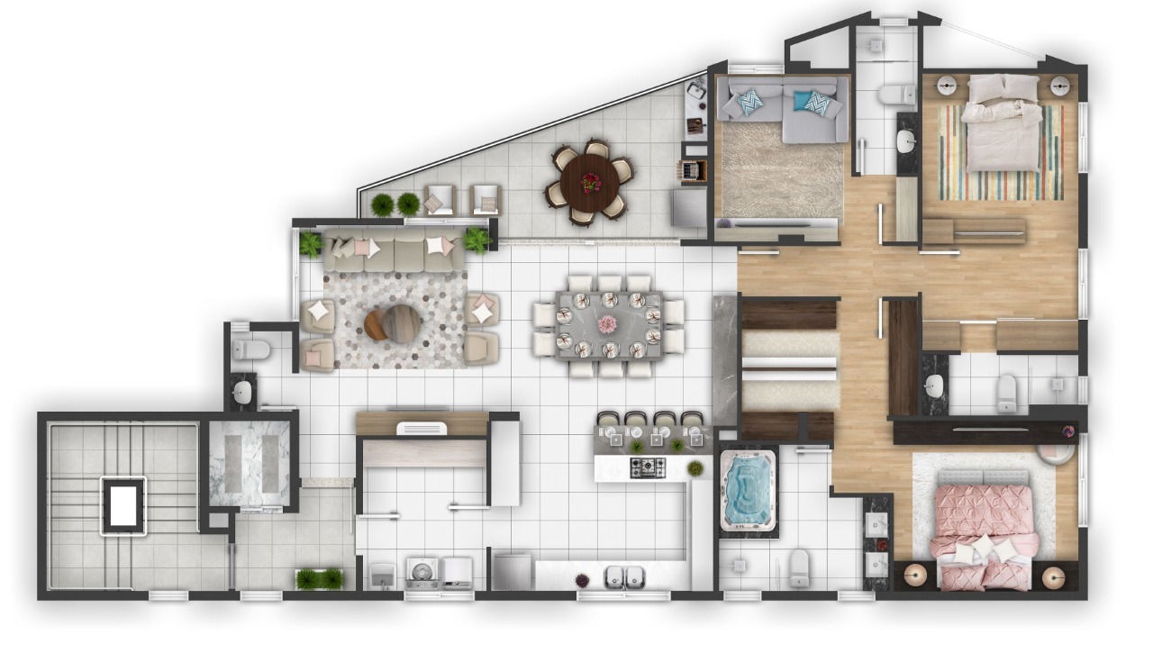 Apartamento, 3 quartos, 182 m² - Foto 3