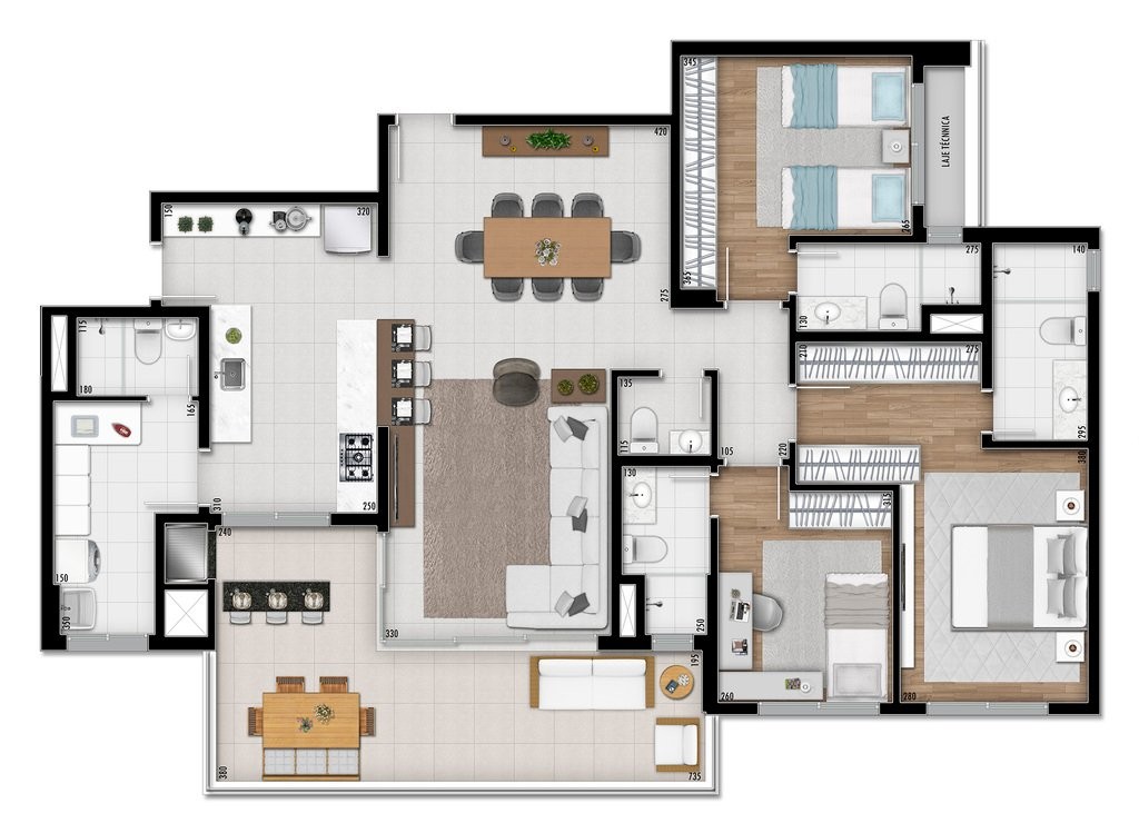 Apartamento, 3 quartos, 141 m² - Foto 15