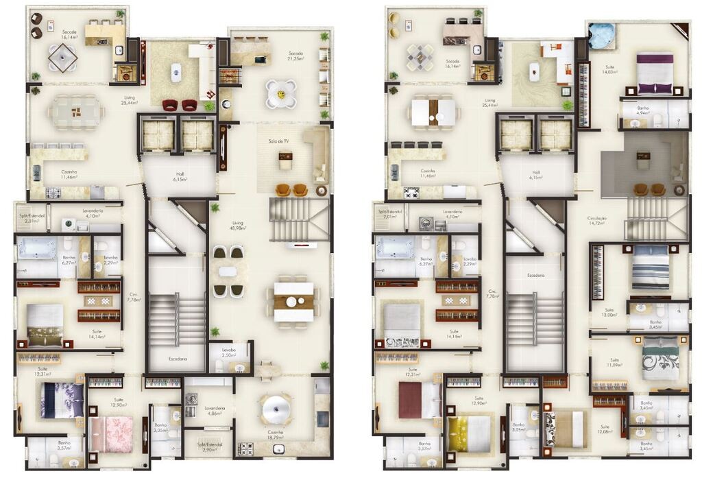 Apartamento à venda com 4 quartos, 224m² - Foto 10