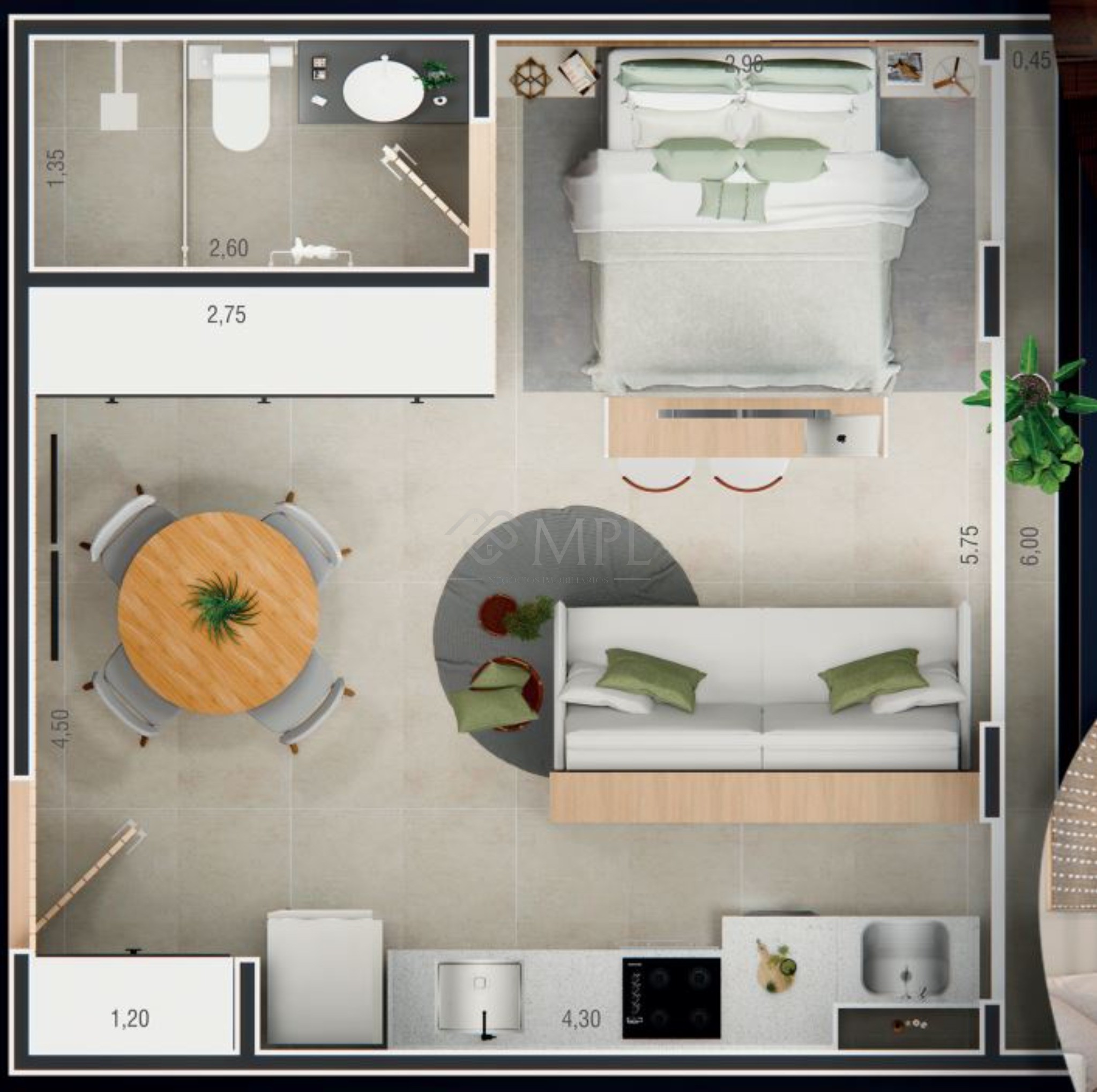 Apartamento, 1 quarto, 39 m² - Foto 15