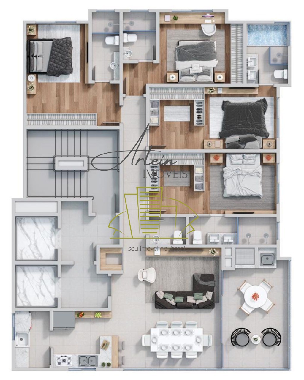 Apartamento, 4 quartos - Foto 6