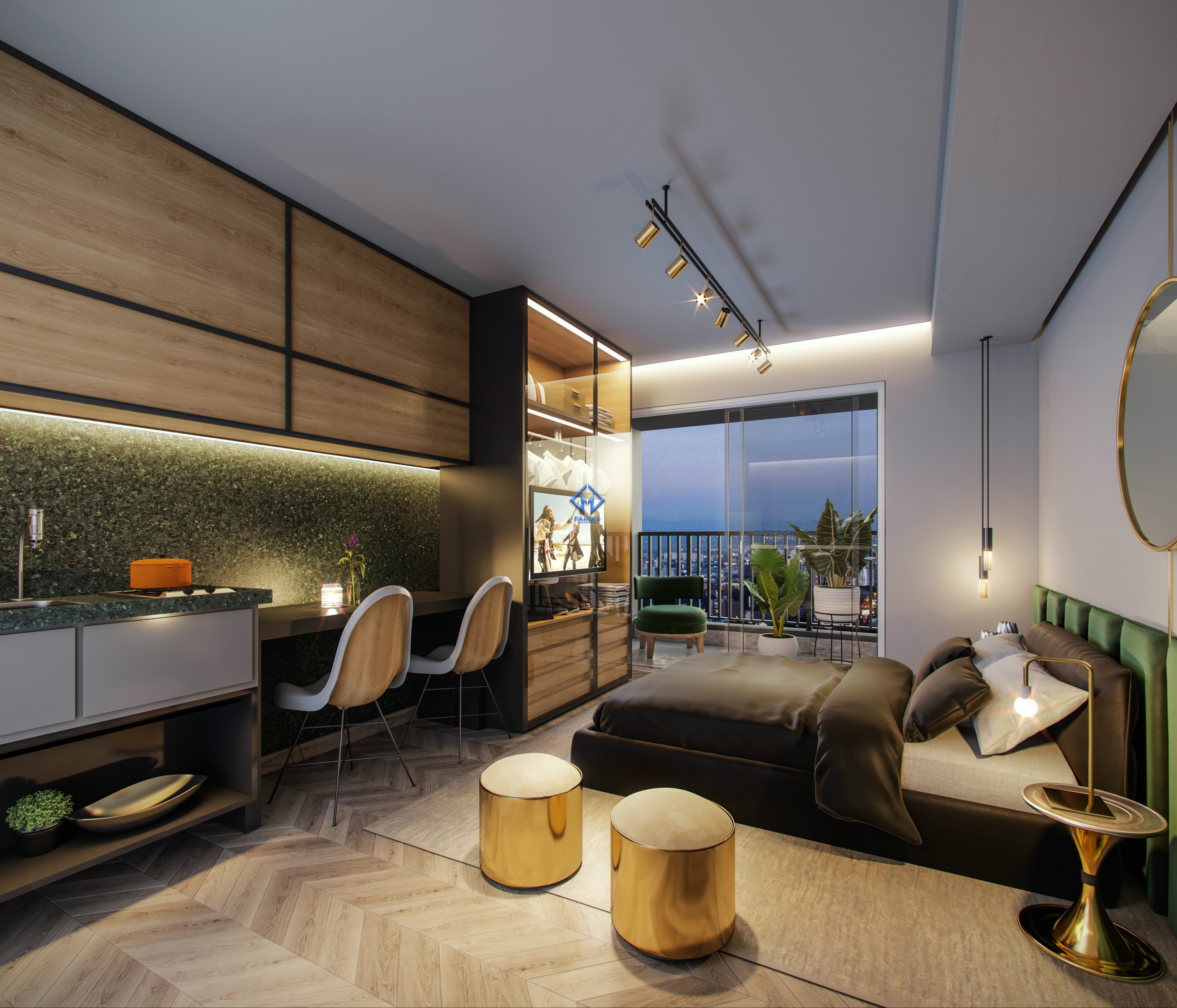 Studio residencial em são paulo - sp, vila mariana