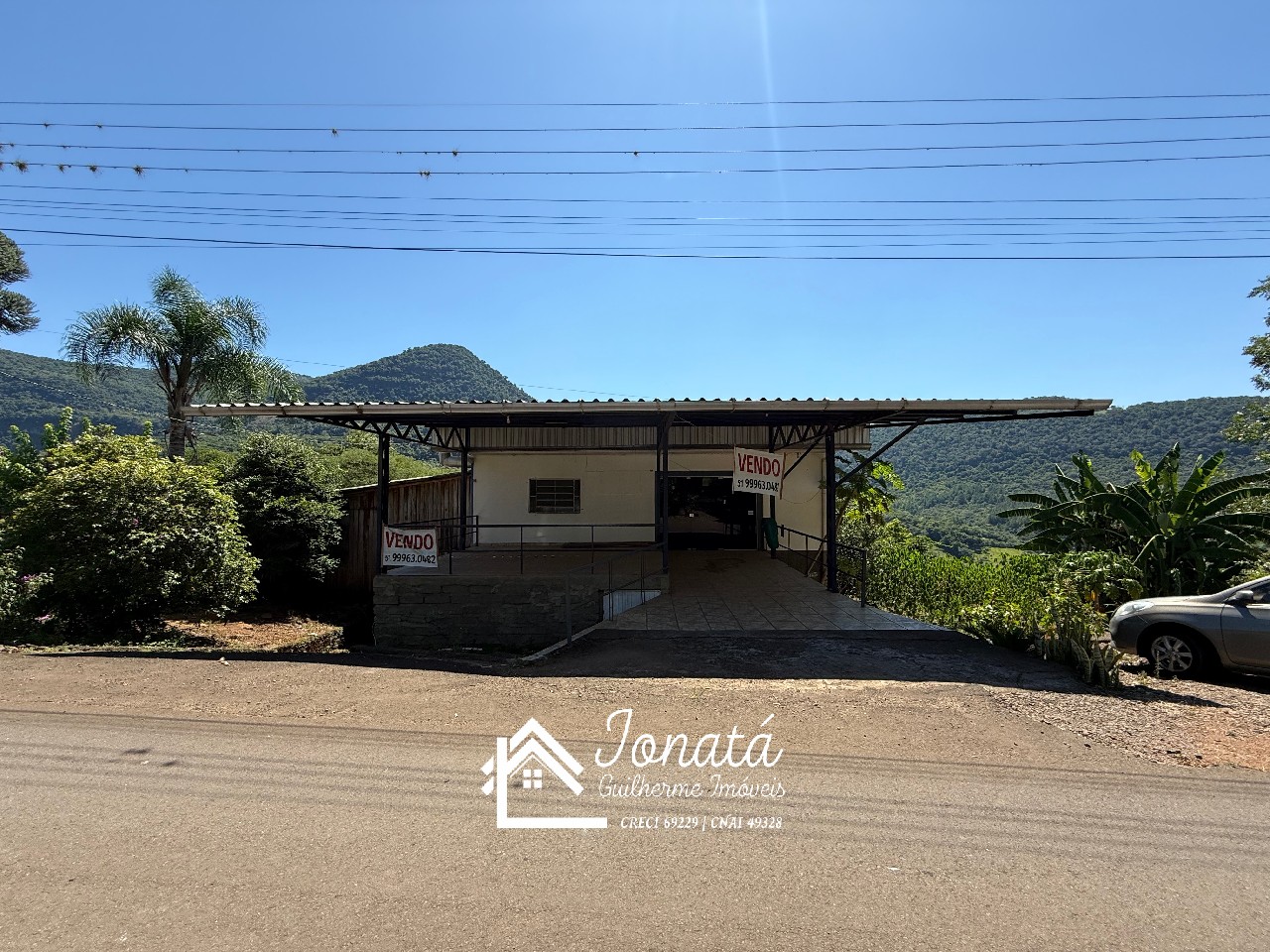Pavilhão comercial em vale real - rs, forqueta