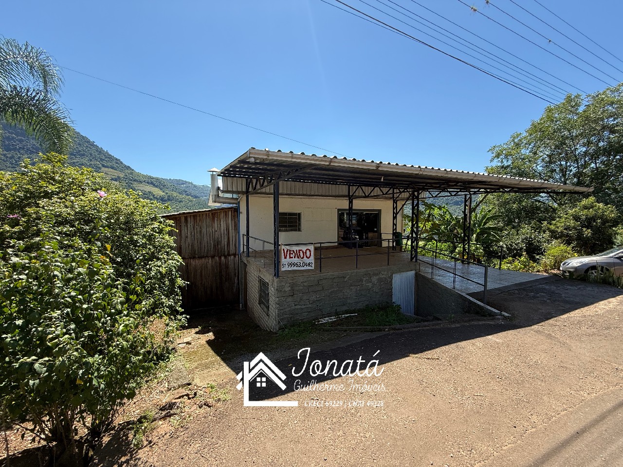 Pavilhão comercial em vale real - rs, forqueta