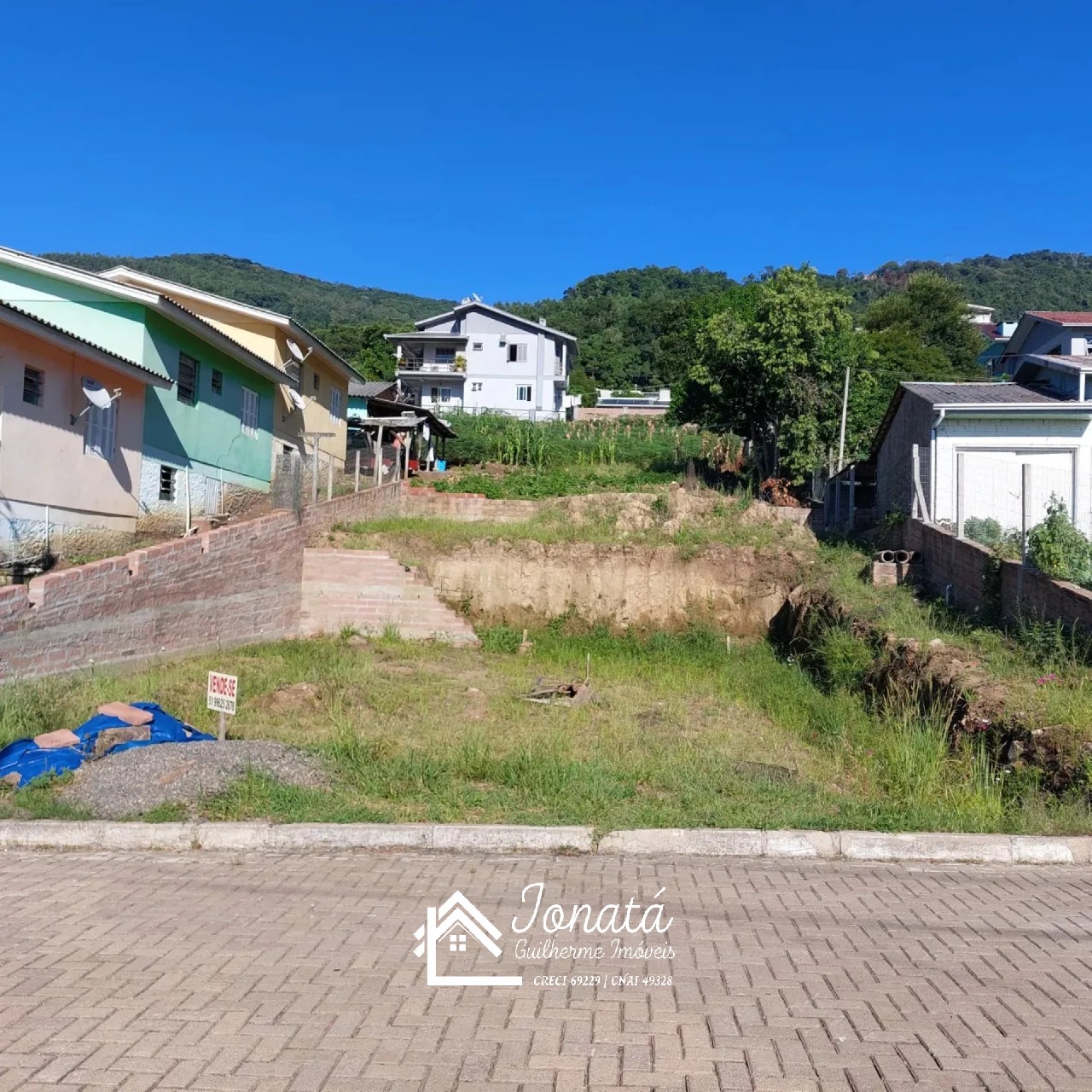 Terreno à venda no centro de vale real-rs: 360,00m² de área!