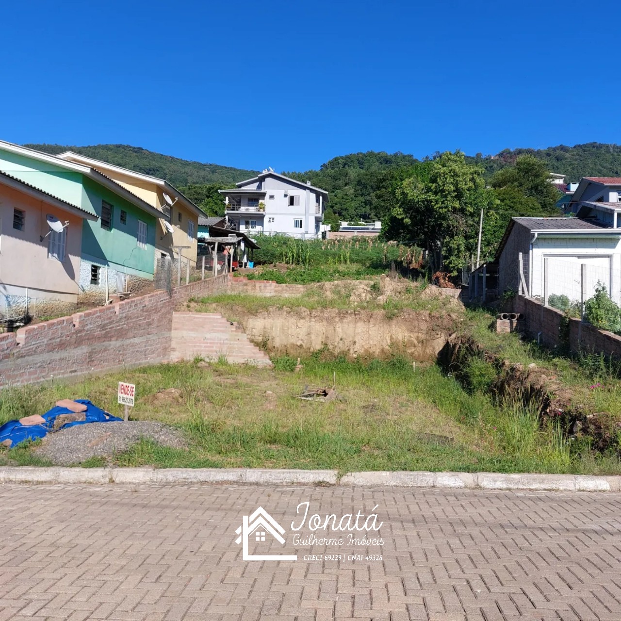 Terreno à venda no centro de vale real-rs: 360,00m² de área!