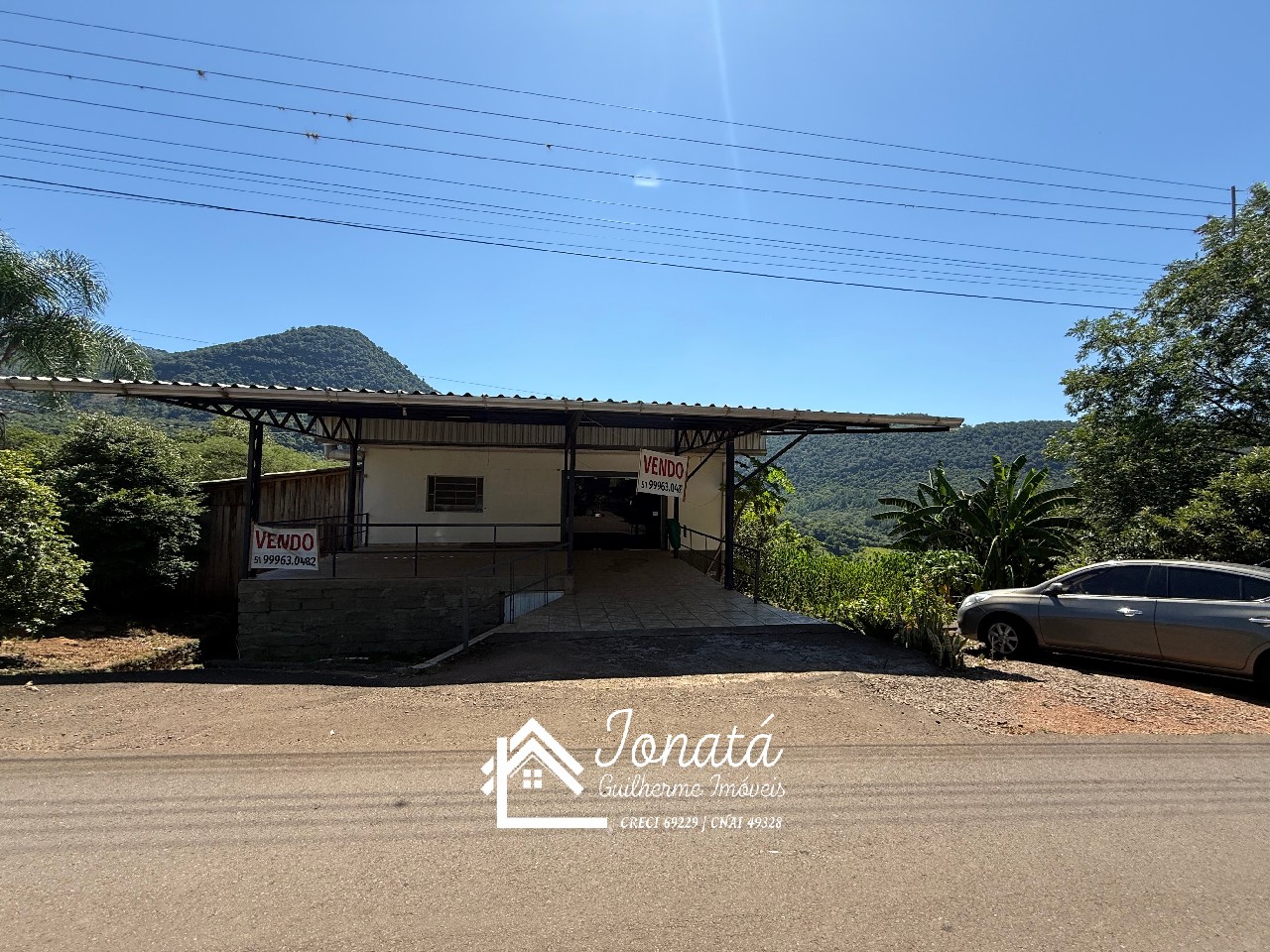 Pavilhão comercial em vale real - rs, forqueta