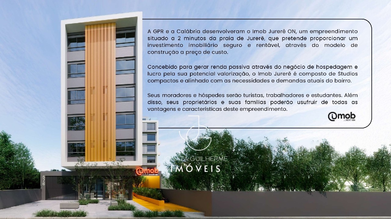 Studio de luxo em condomínio exclusivo em jurerê, florianópo