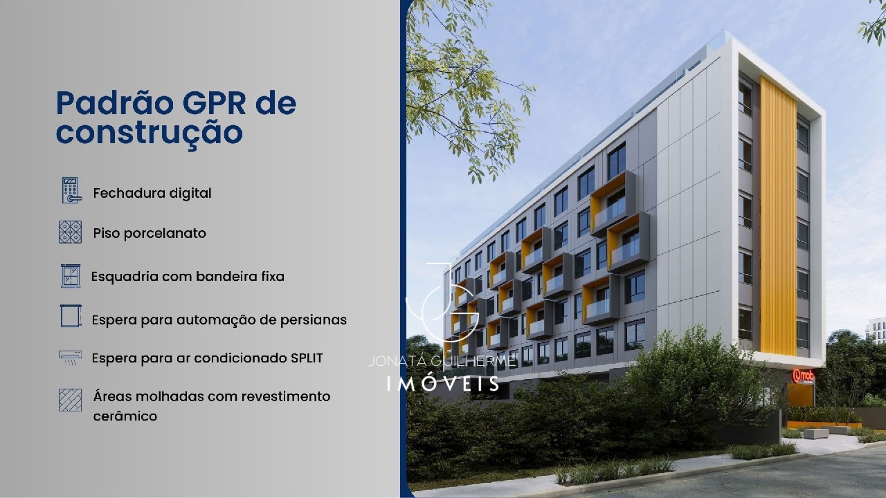 Studio de Luxo em Condomínio Exclusivo em Jurerê, Florianópolis-SC: 1 quarto, 1 sala, 1 banheiro, 1 vaga, 23m².