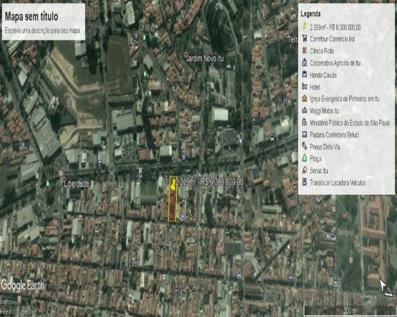 TERRENO COMERCIAL em Itu - SP, Centro