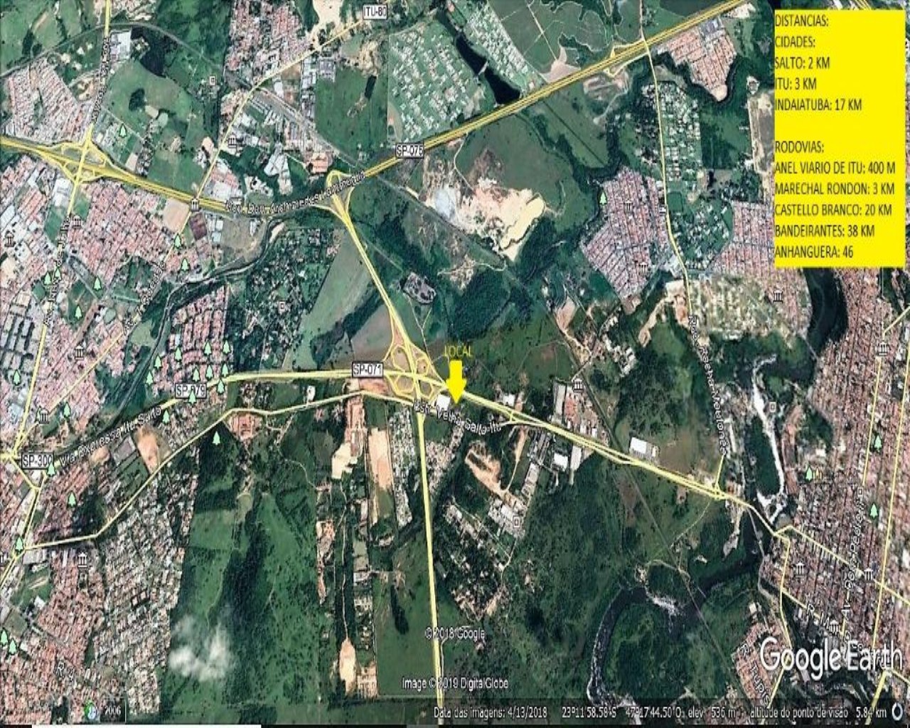 ÁREA COMERCIAL em Itu - SP, Chácaras Primavera