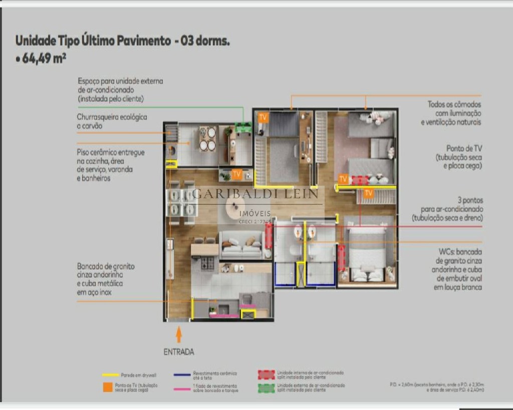 Apartamento, 3 quartos, 65 m² - Foto 10