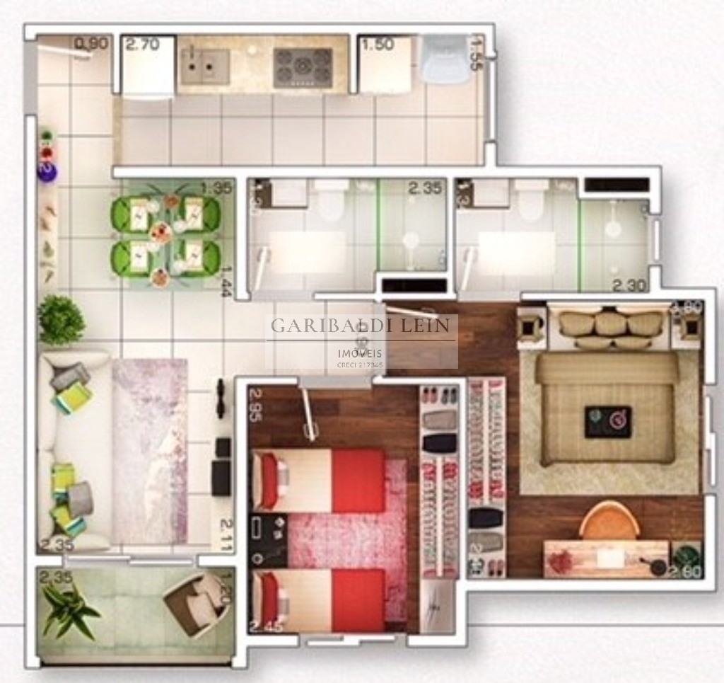 Apartamento, 2 quartos, 53 m² - Foto 24