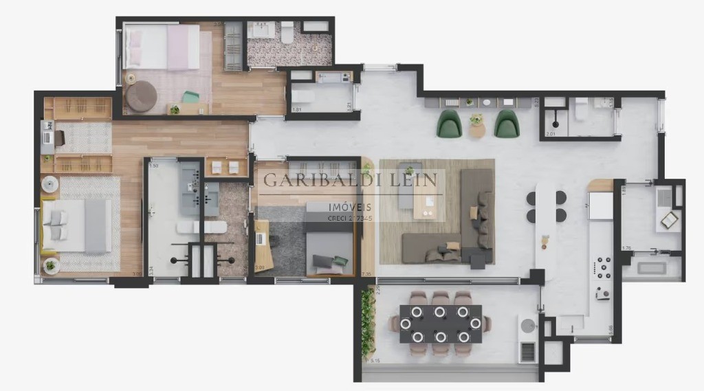 Apartamento, 3 quartos, 139 m² - Foto 30