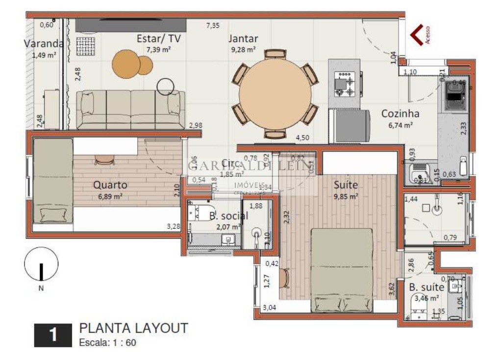Apartamento, 2 quartos, 67 m² - Foto 31