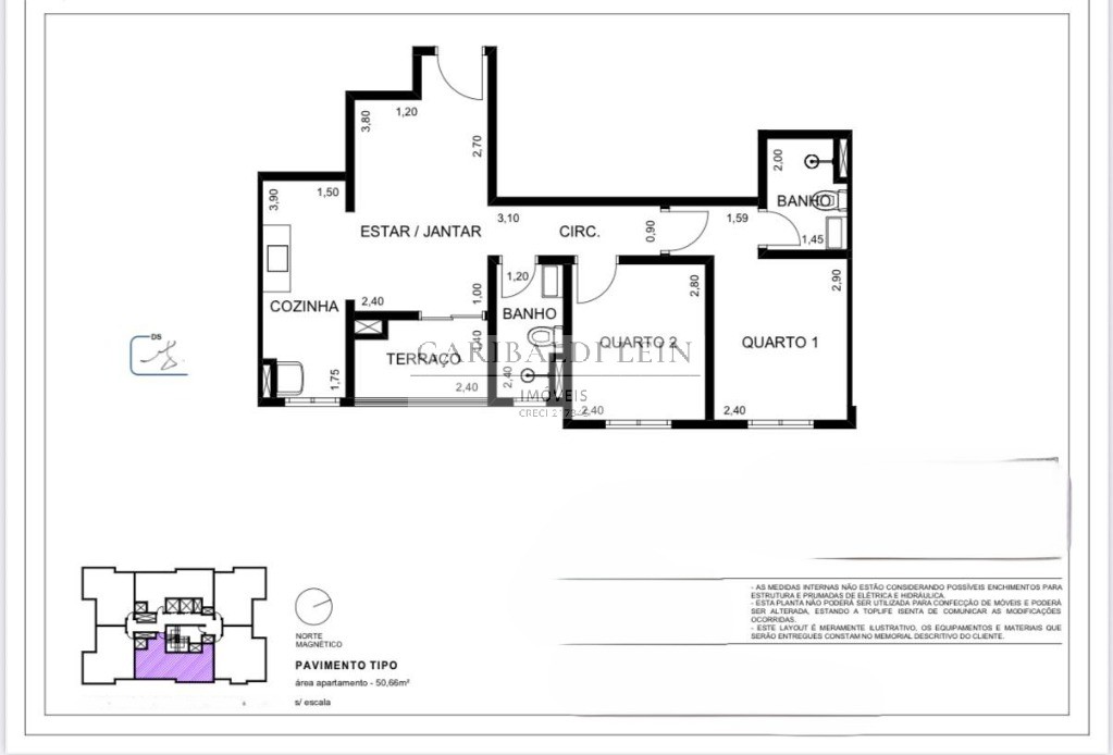 Apartamento, 2 quartos, 46 m² - Foto 13