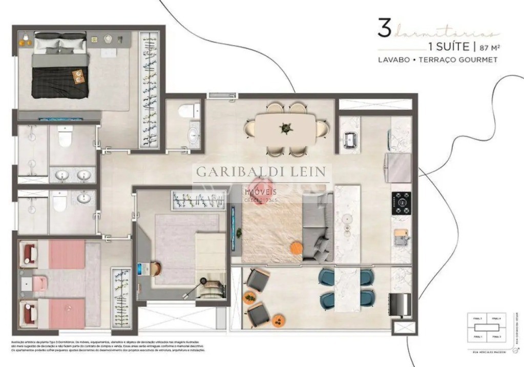 Apartamento, 3 quartos, 87 m² - Foto 10