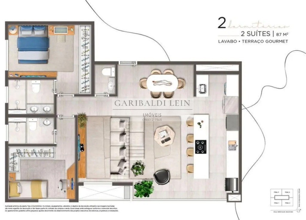 Apartamento, 3 quartos, 87 m² - Foto 11