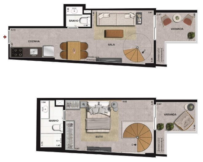 Apartamento, 1 quarto, 37 m² - Foto 20