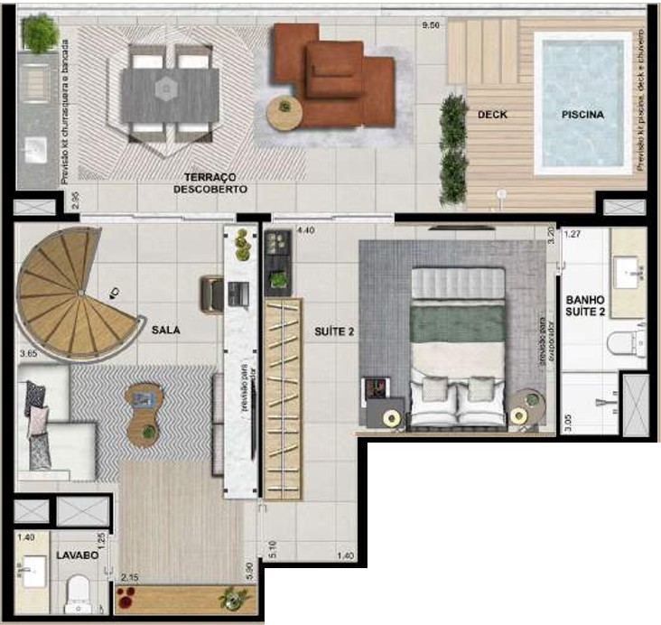 Apartamento, 2 quartos, 95 m² - Foto 35