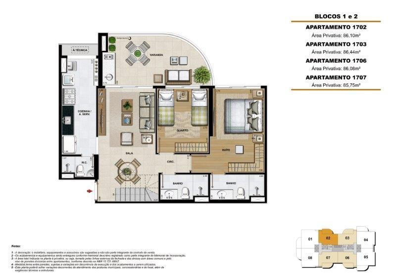 Apartamento, 2 quartos, 84 m² - Foto 34