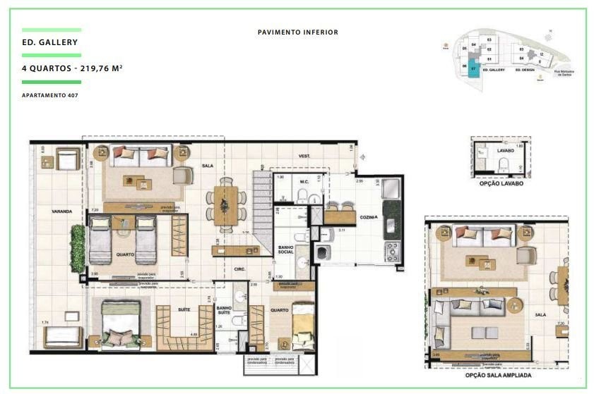 Apartamento, 3 quartos, 97 m² - Foto 41