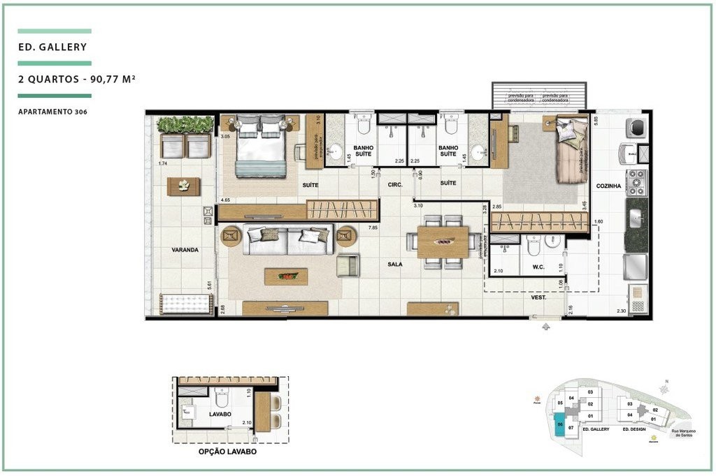 Apartamento, 3 quartos, 97 m² - Foto 20