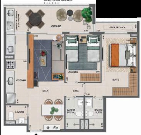 Apartamento, 2 quartos, 84 m² - Foto 20
