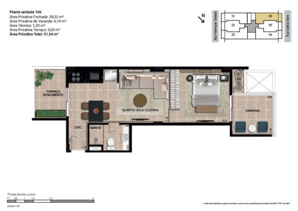 Apartamento, 1 quarto, 46 m² - Foto 13