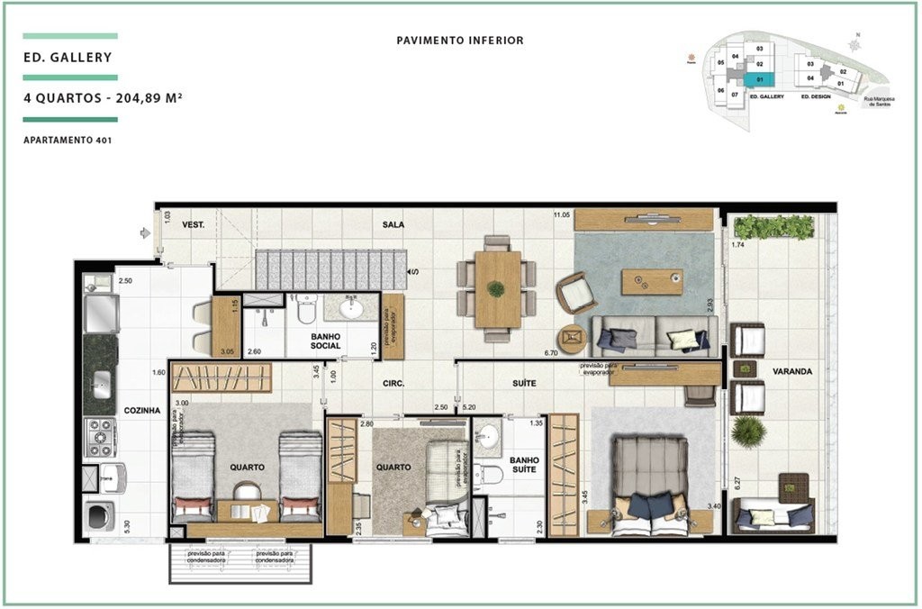 Apartamento, 3 quartos, 97 m² - Foto 19