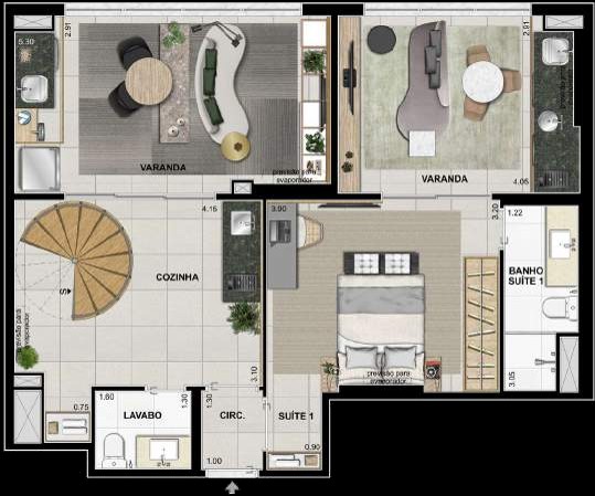 Cobertura à venda com 2 quartos, 187m² - Foto 34