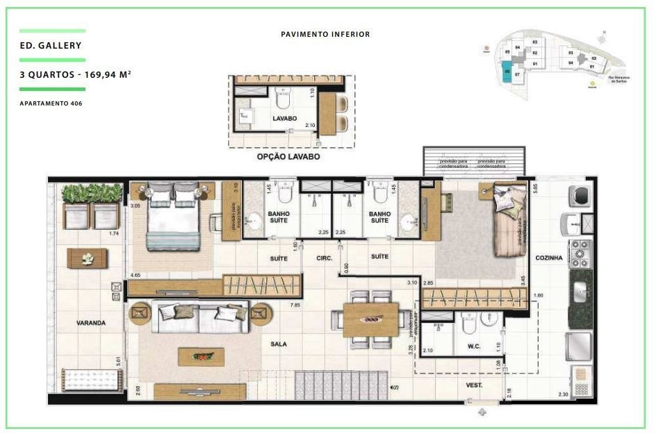 Apartamento, 3 quartos, 97 m² - Foto 35