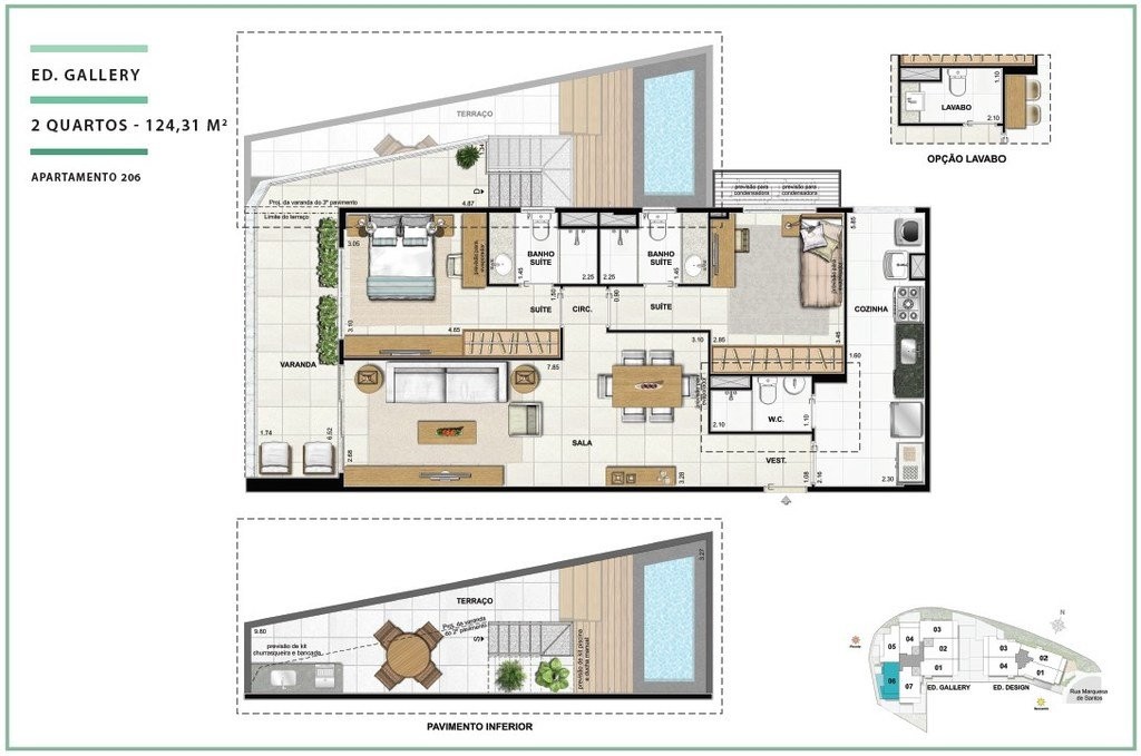 Apartamento, 3 quartos, 97 m² - Foto 29