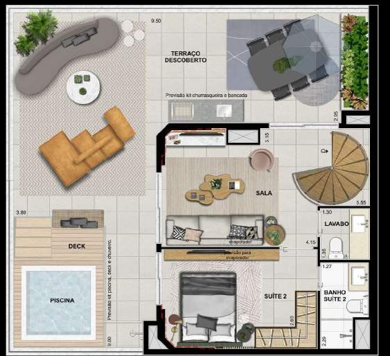 Apartamento, 2 quartos, 95 m² - Foto 39