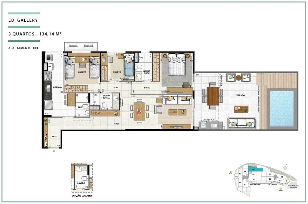 Apartamento, 3 quartos, 97 m² - Foto 32