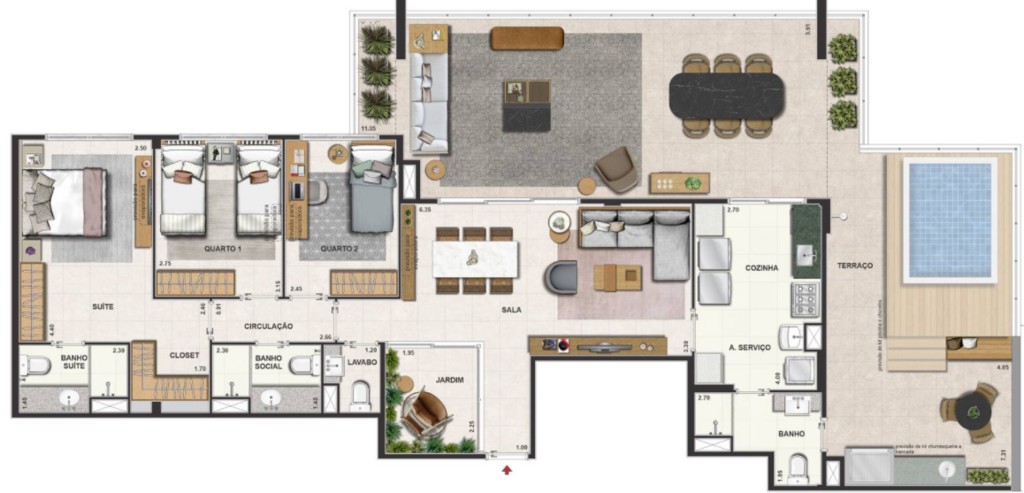 Apartamento, 3 quartos, 91 m² - Foto 74